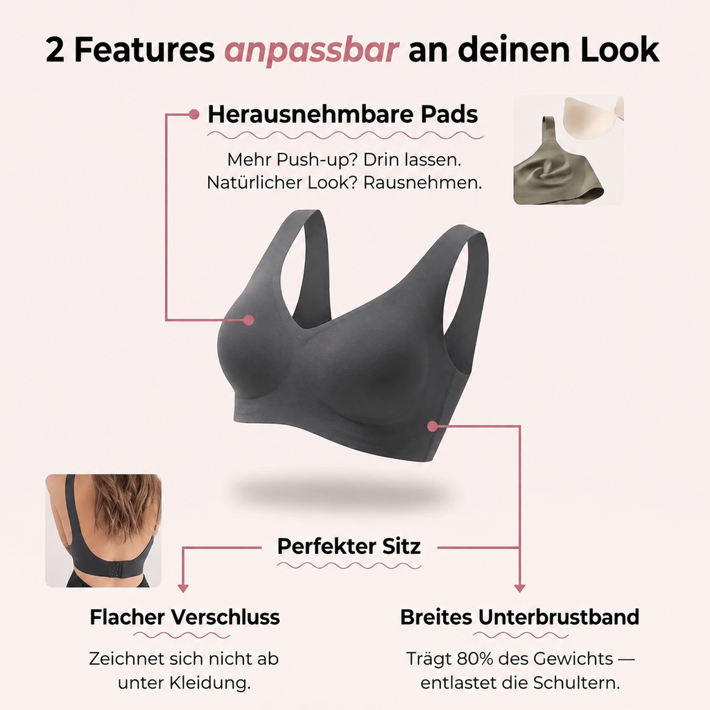 NUBELLE - Nahtloser Premium BH Gratis Bundle
